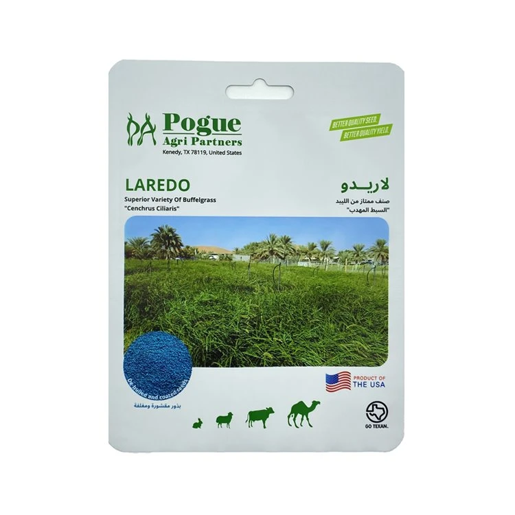 Empty Print Pasture Herb Grass Seed Packaging Bag